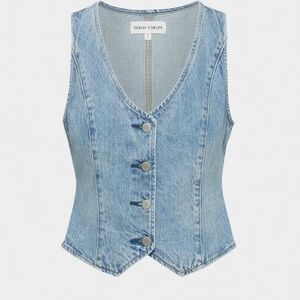 ARITZIA-Denim Forum The 90s Mia Denim Vest